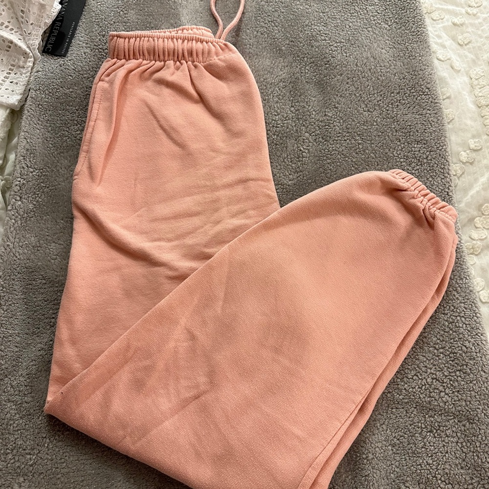 PrettyLittleThing Pink Joggers Elastic Waistband Cozy Fit